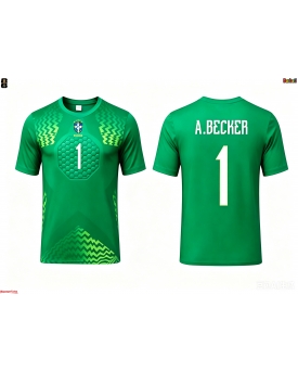 Brazilia Alisson Becker #1 Portarii Tricou Fotbal Replică Mondial 2026 Barbati Deplasare Brazilia Alisson Becker #1 Portarii Tricou Fotbal Replică Mondial 2026 Barbati Deplasare